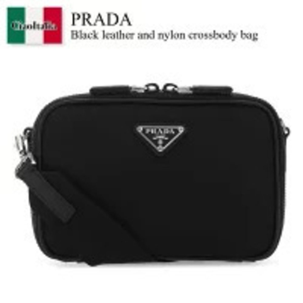Prada Bag Black Leather Crossbody Shoulder